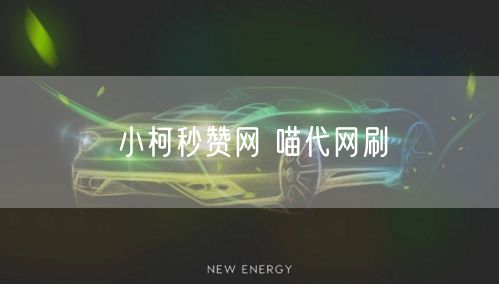 小柯秒赞网 喵代网刷