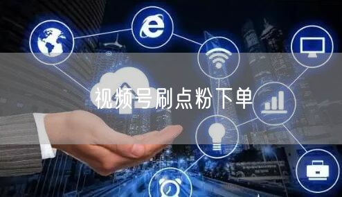 视频号刷点粉下单