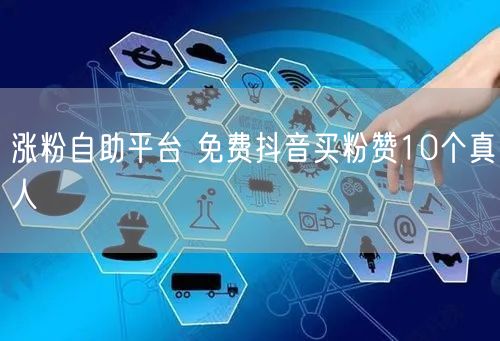 涨粉自助平台 免费抖音买粉赞10个真人