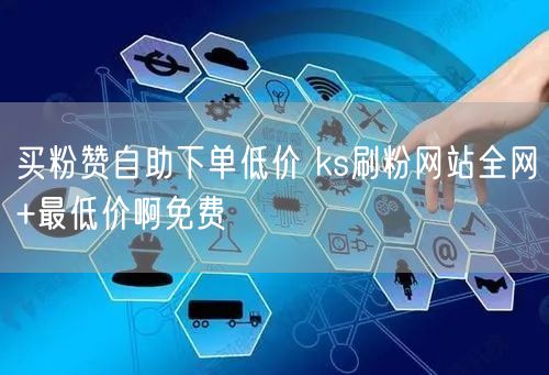 买粉赞自助下单低价 ks刷粉网站全网+最低价啊免费