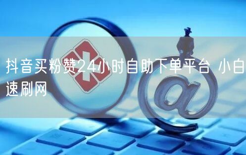 抖音买粉赞24小时自助下单平台 小白速刷网