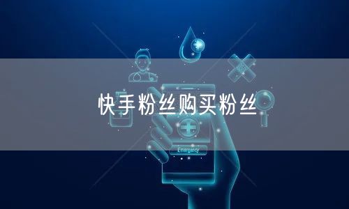 快手粉丝购买粉丝