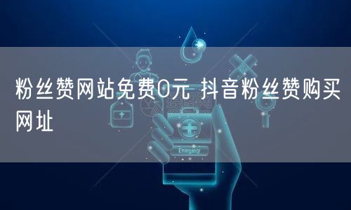 粉丝赞网站免费0元 抖音粉丝赞购买网址