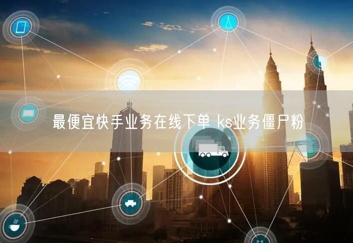 最便宜快手业务在线下单 ks业务僵尸粉
