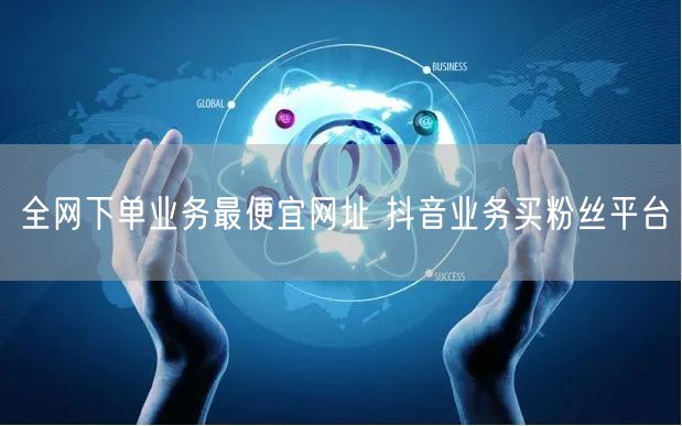 全网下单业务最便宜网址 抖音业务买粉丝平台